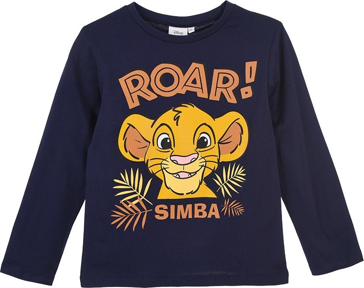 Tmavomodré chlapčenské tričko Disney The Lion King Veľkosť: 98
