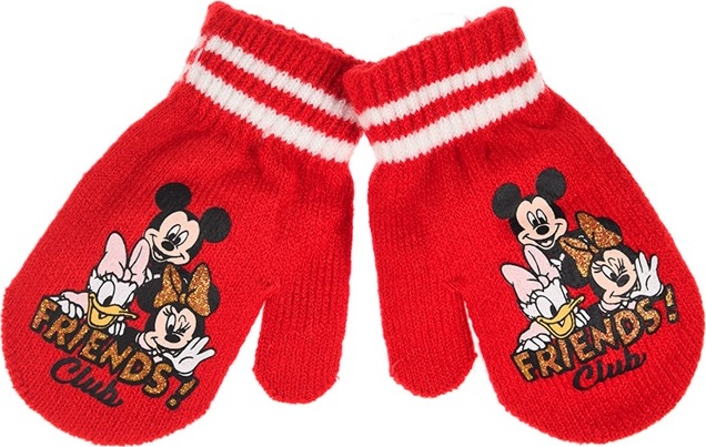 Minnie Mouse červené palčiakové rukavice Veľkosť: ONE SIZE