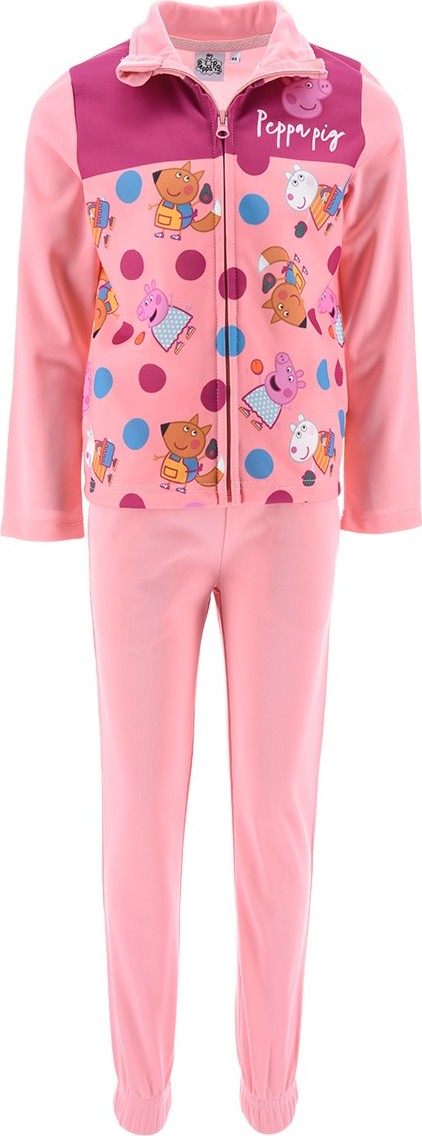 Svetloružová dievčenská tepláková súprava Peppa Pig Veľkosť: 98