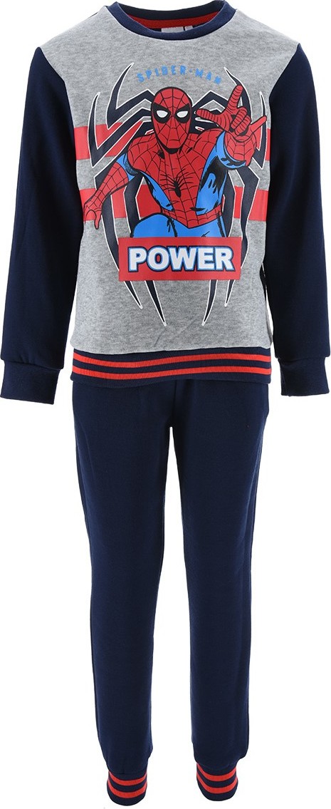 Marvel Spider tmavomodrá chlapčenská tepláková súprava Veľkosť: 128