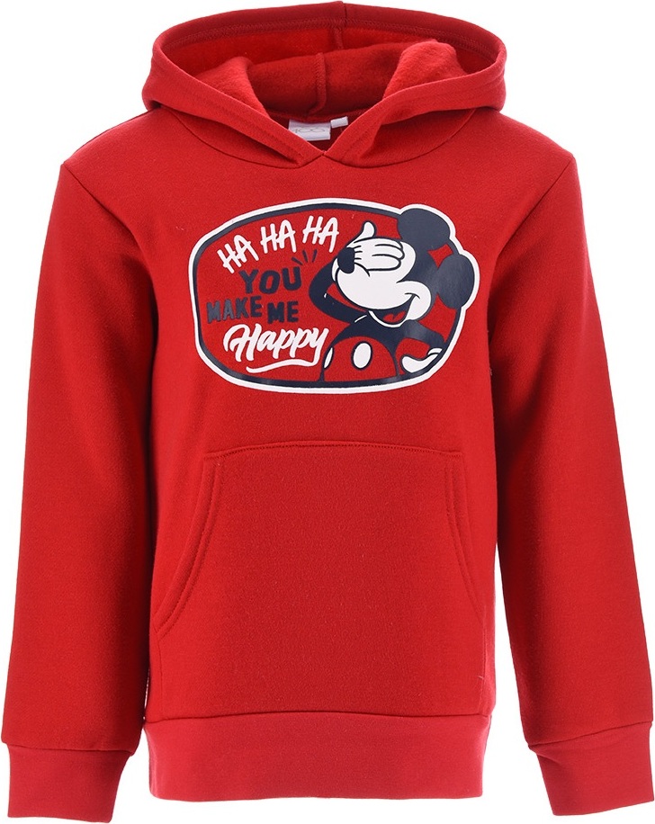 Disney Mickey Mouse červená detská mikina Veľkosť: 116