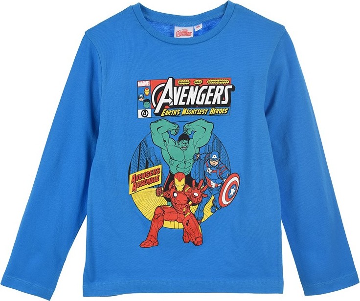 Avengers modré chlapčenské tričko Veľkosť: 128