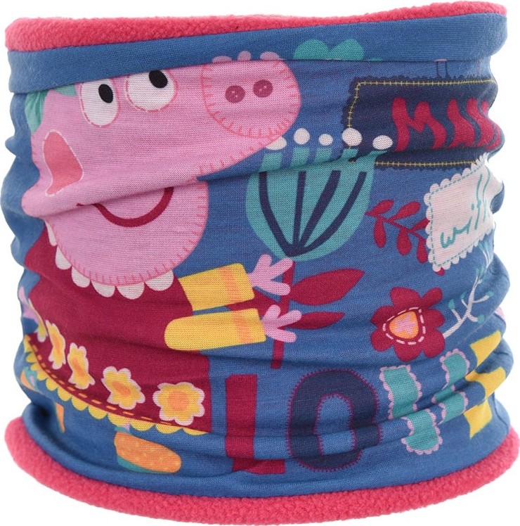 Peppa Pig modrý dievčenský nákrčník Veľkosť: ONE SIZE