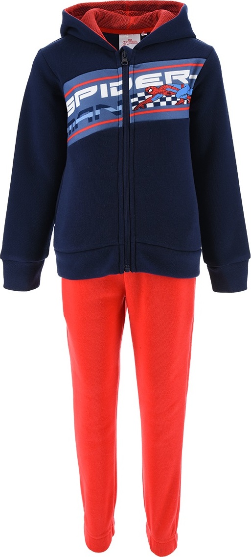 Spider-Man tmavomodro-červená teplákovka pre chlapcov Veľkosť: 98