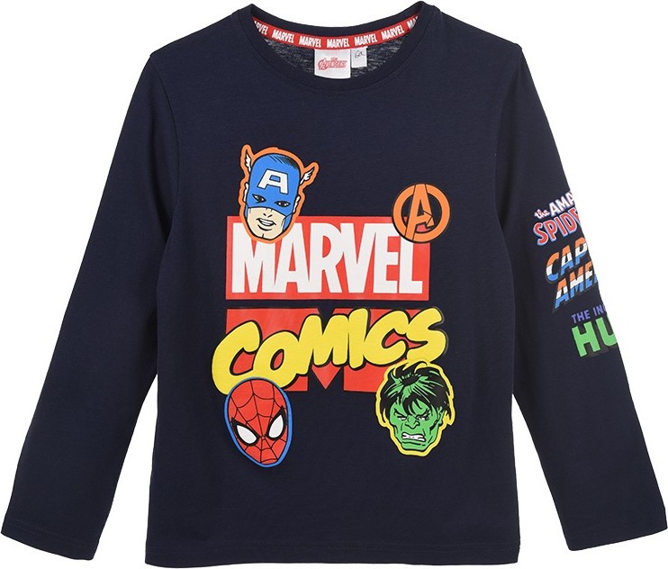 Avengers tmavomodré chlapčenské tričko Veľkosť: 128