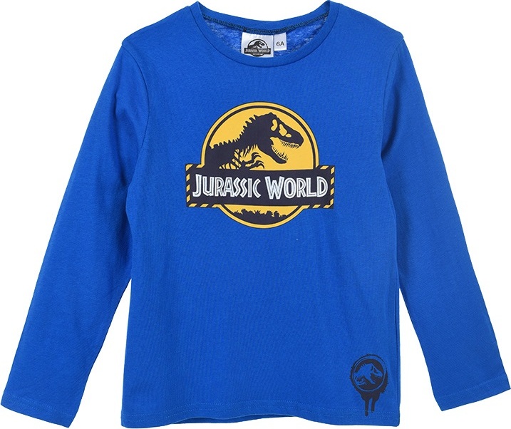 Jurassic World modré chlapčenské tričko Veľkosť: 98