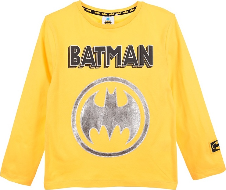 Batman žlté chlapčenské tričko Veľkosť: 140