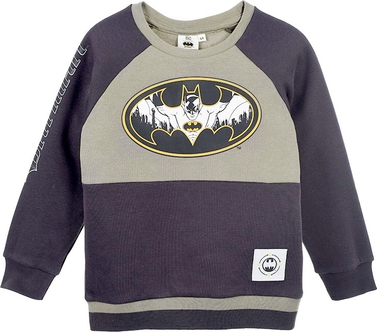 Batman khaki-sivá chlapčenská mikina Veľkosť: 98