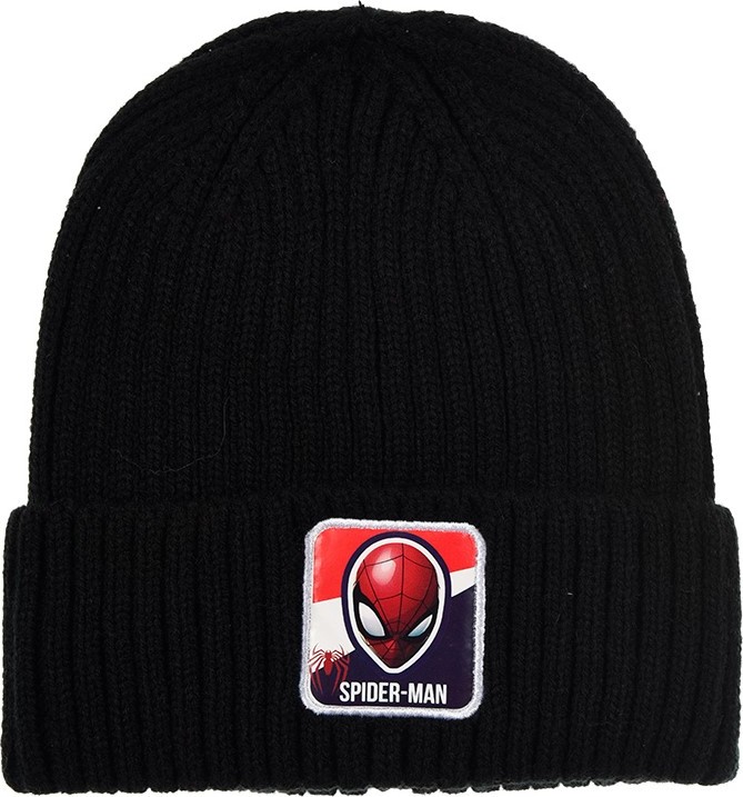 Marvel Spider-man čierna chlapčenská čiapka Veľkosť: 52