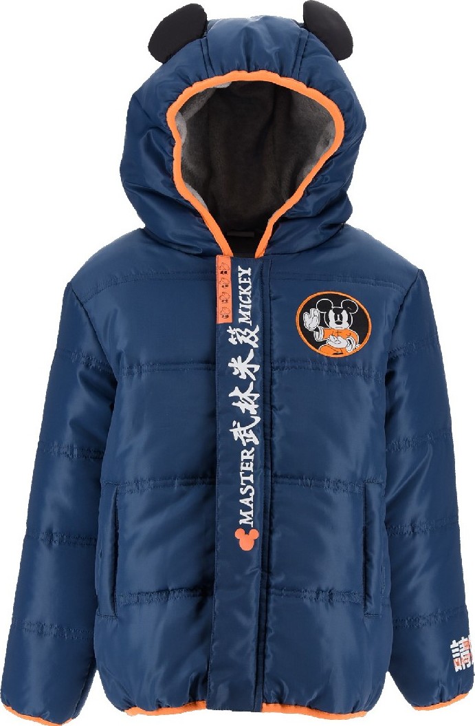 Disney Mickey Mouse tmavomodrá chlapčenská bunda Veľkosť: 98