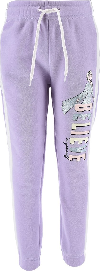 Elsa Frozen svetlofialové dievčenské tepláky Veľkosť: 116