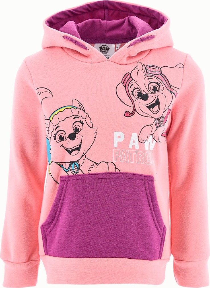Paw Patrol svetloružová dievčenská mikina Veľkosť: 98