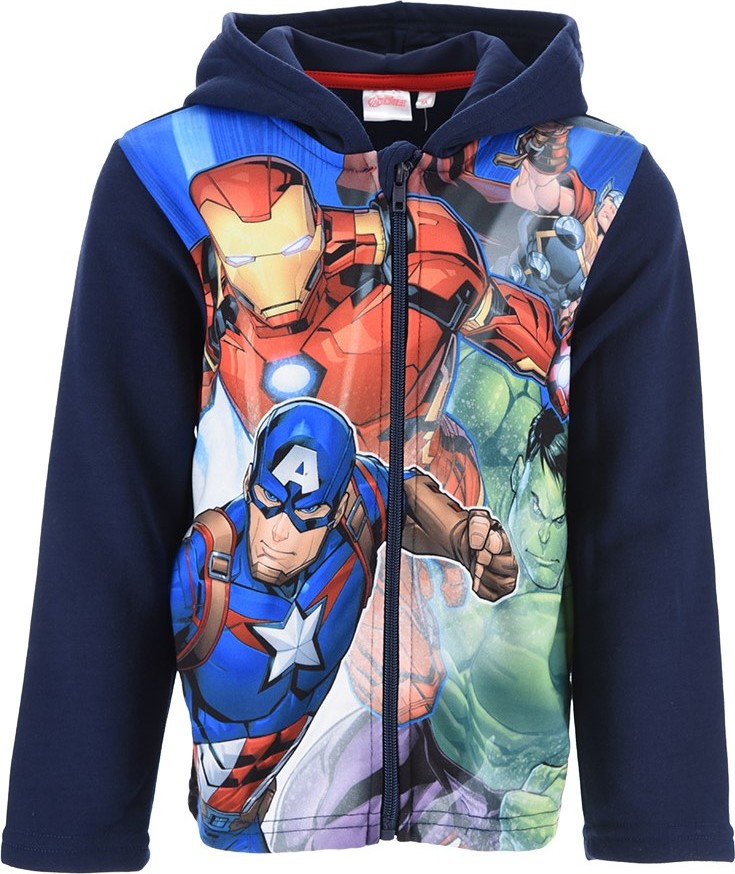 Marvel - Avengers tmavomodrá chlapčenská mikina Veľkosť: 104
