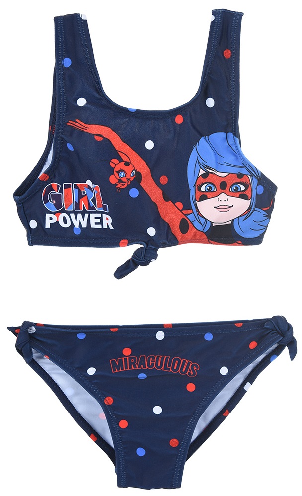 Tmavomodré dvojdielne plavky Miraculum Veľkosť: 110
