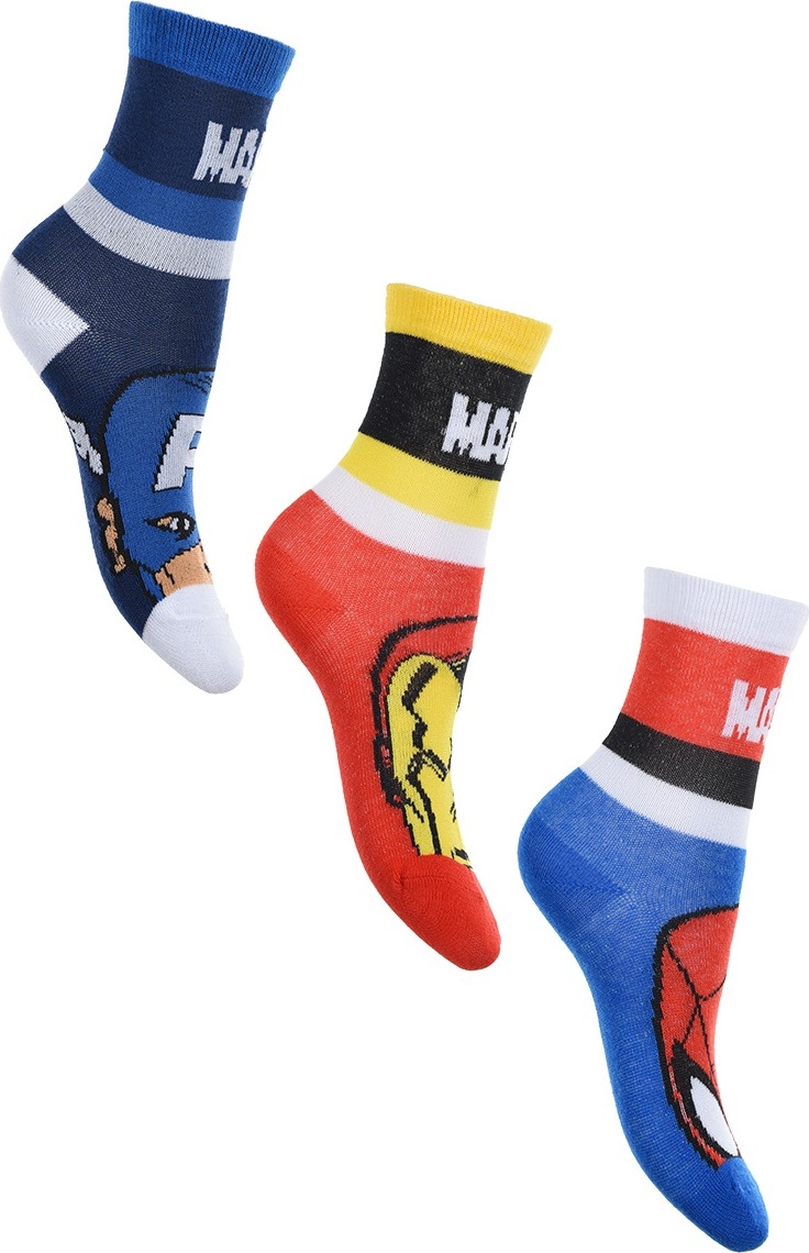 Sada chlapčenských ponožiek Marvel - Avengers Veľkosť: 23/26