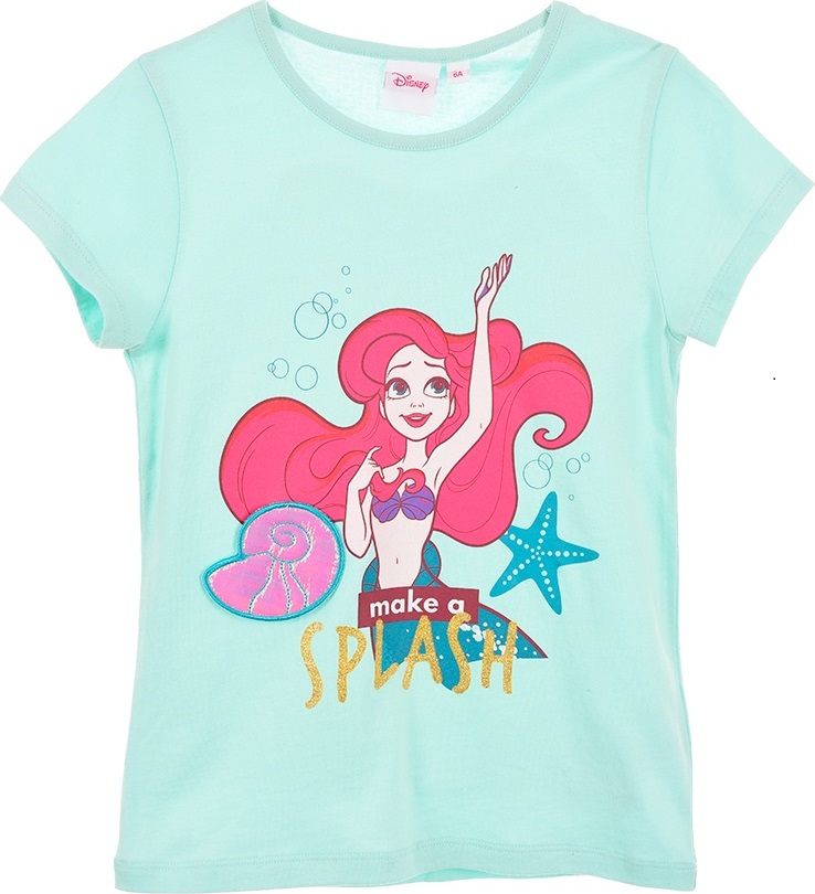 Mint dievčenské tričko Disney Princess - Ariel Veľkosť: 116