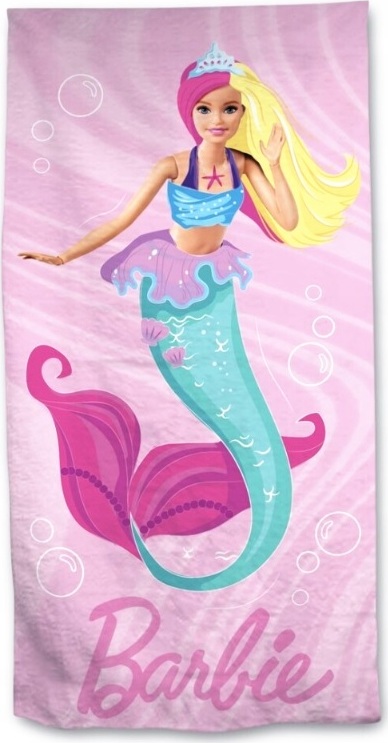 Ružová plážová osuška Barbie Veľkosť: ONE SIZE
