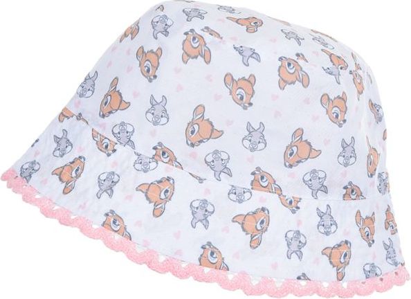Biely letný klobúk pre dievčatko Disney Baby Veľkosť: 50