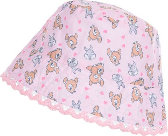 Svetloružový letný klobúk pre dievčatko Disney Baby Veľkosť: 48