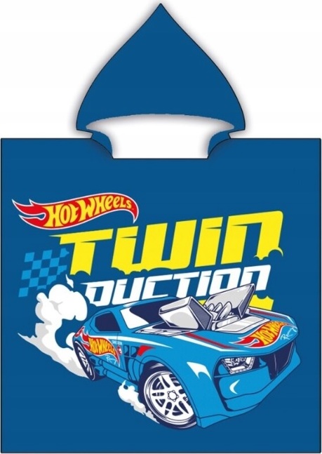 Modré chlapčenské plážové pončo Hot Wheels Veľkosť: ONE SIZE
