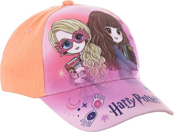 Oranžová dievčenská šiltovka s motívom postavičiek z Harryho Pottera Veľkosť: 52