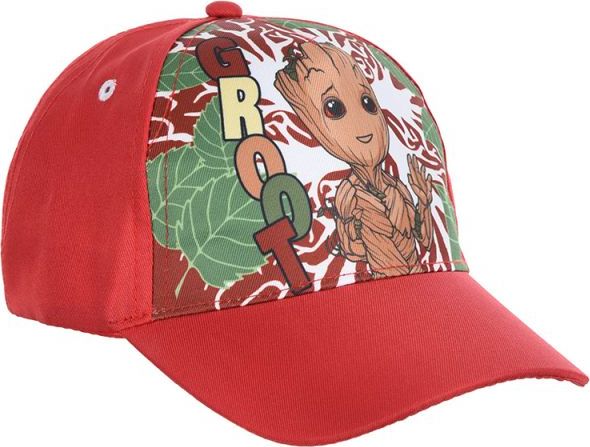 Červená detská šiltovka Marvel Groot Veľkosť: 52