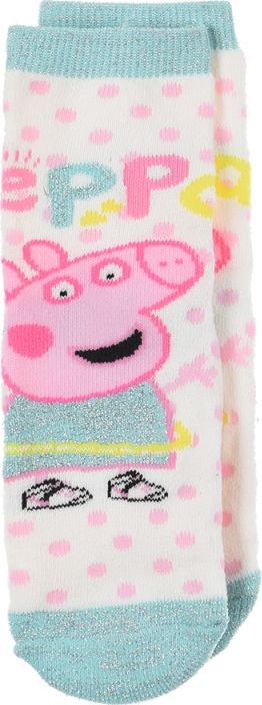 Smotanovo-mintové dievčenské ponožky Peppa Pig Veľkosť: 31/34