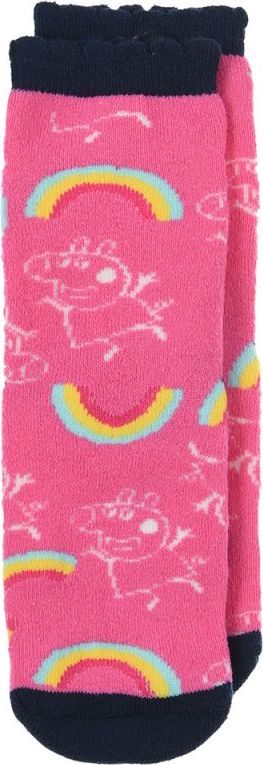 Ružové dievčenské ponožky Peppa Pig Veľkosť: 27/30