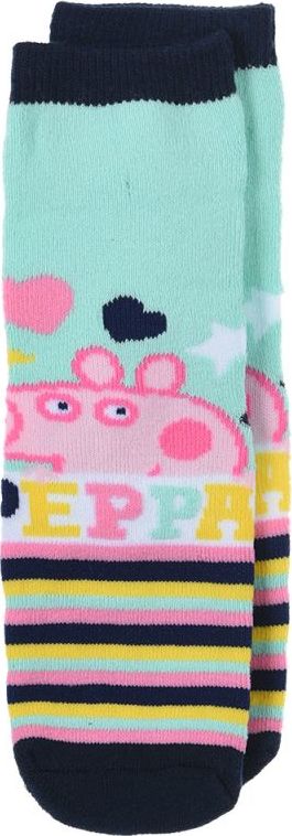 Mintové dievčenské ponožky Peppa Pig Veľkosť: 27/30
