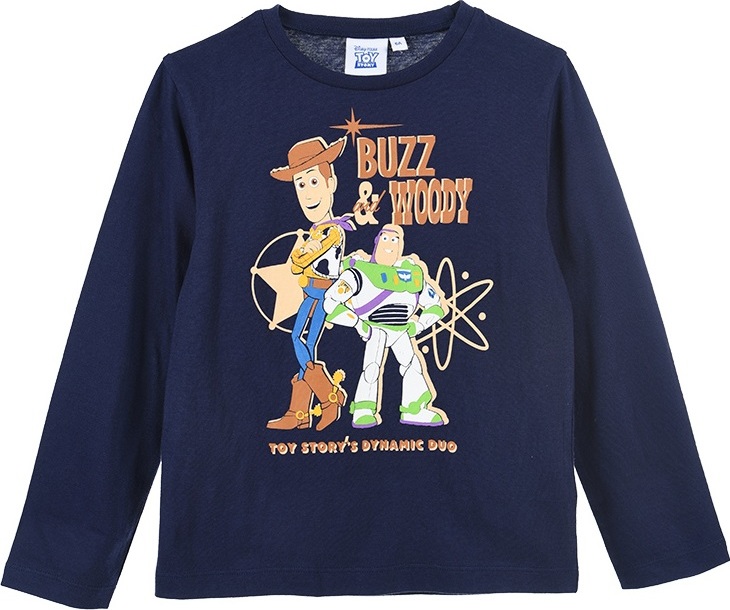 Tmavomodré dlhé tričko Disney Pixar Toy Story Veľkosť: 128