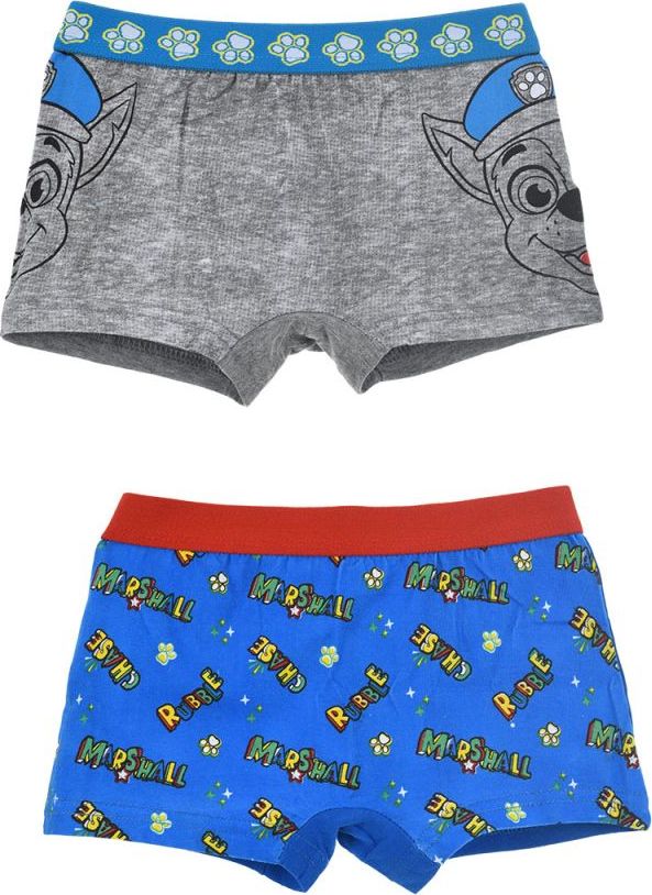 Chlapčenské boxerky Paw Patrol - sivá/modrá Veľkosť: 116/128