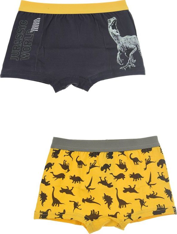 Chlapčenské boxerky Jurassic World - čierna/žltá Veľkosť: 116/128