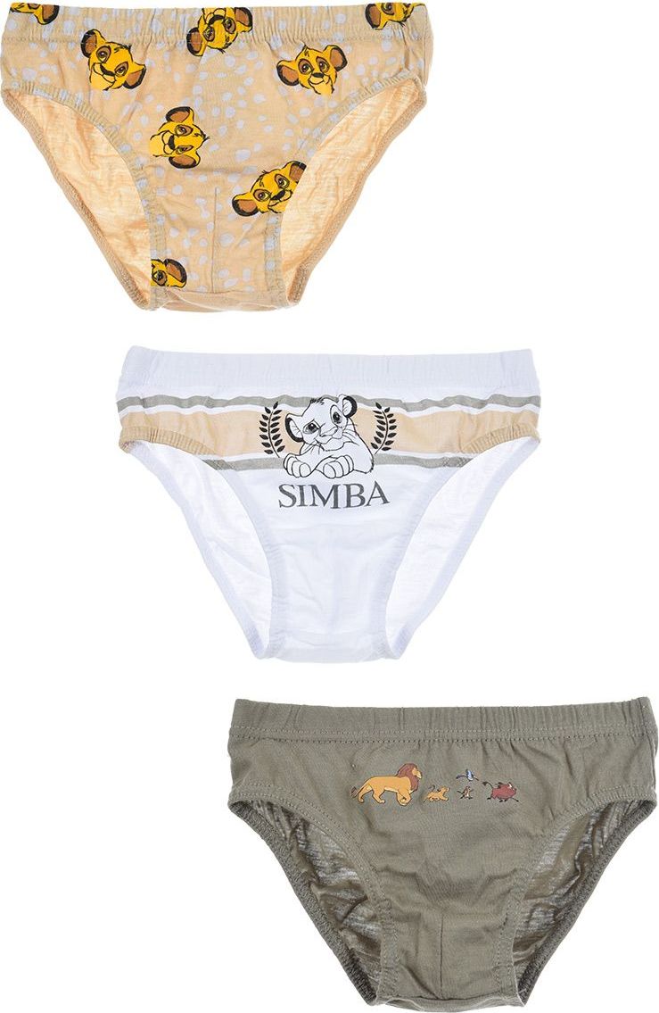 Trojbalenie chlapčenských slipov Lion King Veľkosť: 116/128