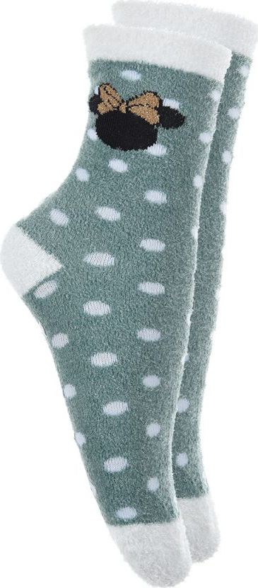 Sivé hebké protišmykové ponožky Minnie Mouse Veľkosť: 36/38