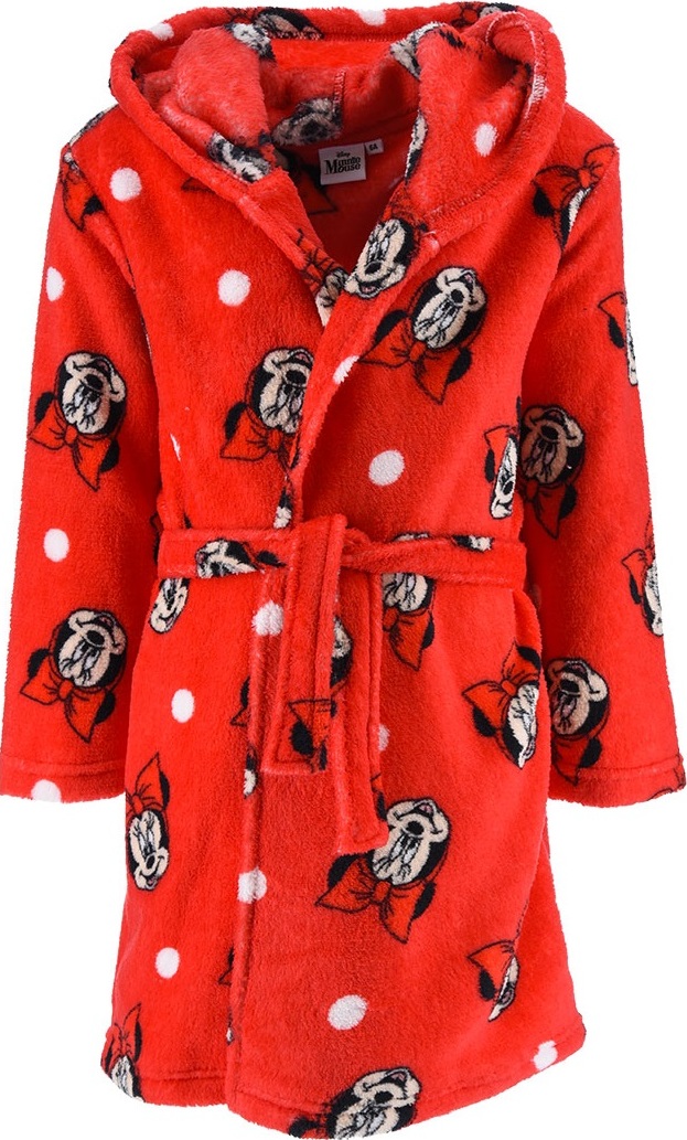 Minnie Mouse Červený župan pre dievčatá Veľkosť: 98