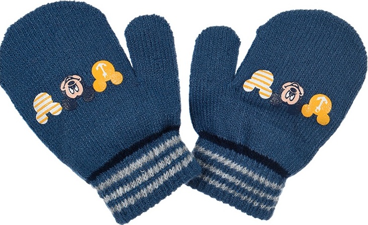 Mickey Mouse modré detské palčiaky Veľkosť: ONE SIZE