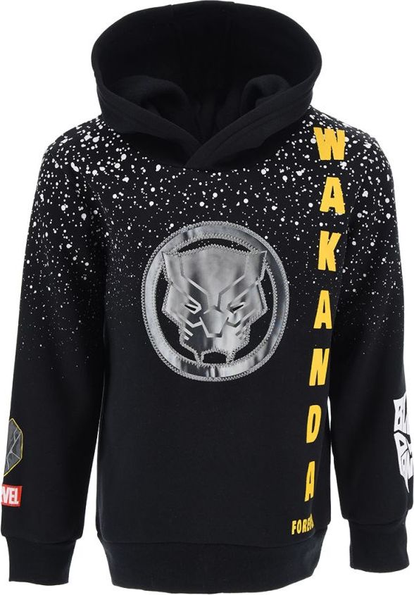 Čierna mikina Avengers Black Panther Wakanda Forever Veľkosť: 104