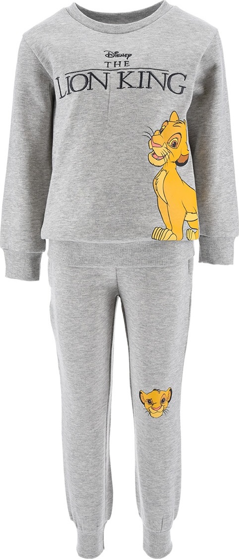 Sivá tepláková súprava The Lion King Veľkosť: 104