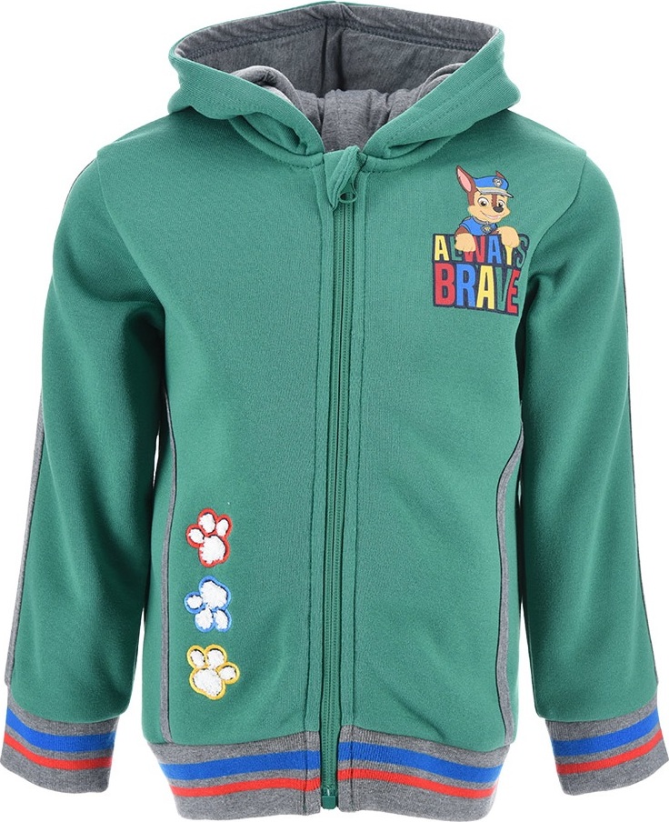 Paw Patrol Zelená teplá mikina Veľkosť: 98