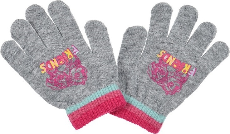 Paw Patrol sivé dievčenské rukavice Veľkosť: ONE SIZE
