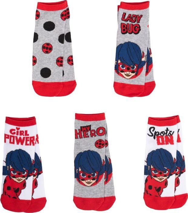 Balenie ponožiek pre dievčatá - Miraculous Veľkosť: 27/30