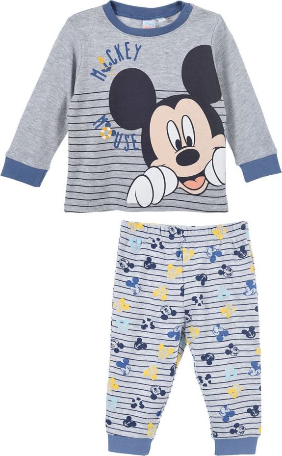 Sivé chlapčenské pyžamo Disney Mickey Mouse Veľkosť: 74