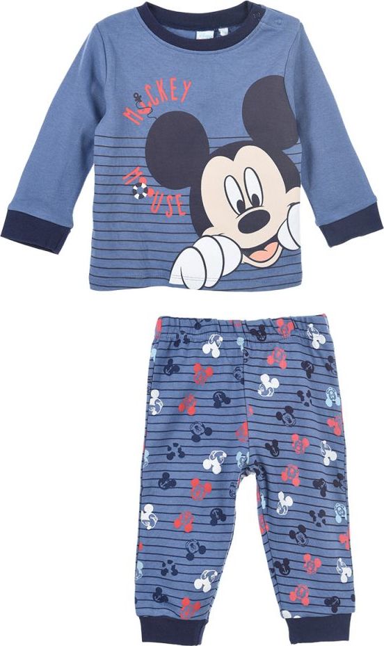 Modré chlapčenské pyžamo Disney Mickey Mouse Veľkosť: 81