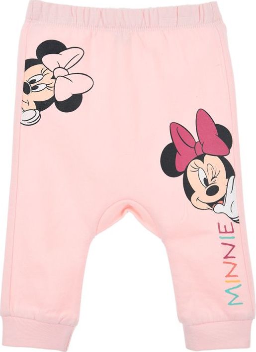 Dievčenské tepláčky Minnie Mouse - svetloružová Veľkosť: 67