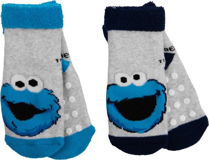 Súprava ponožiek Cookie Monster - modrá Veľkosť: 19/22