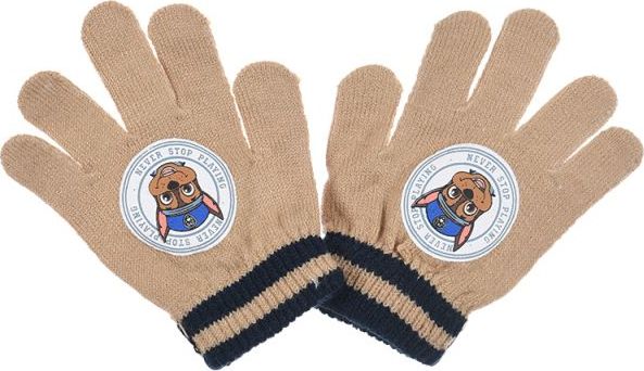 Béžové rukavice Paw Patrol Chase Veľkosť: ONE SIZE
