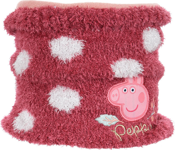 Peppa Pig Vínový dievčenský nákrčník Veľkosť: ONE SIZE