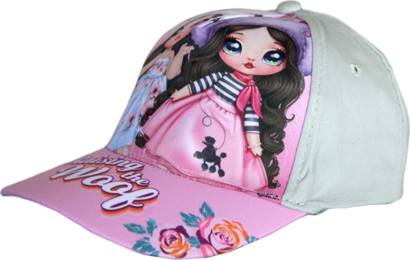 Sivo-ružová dievčenská šiltovka Na! Na! Na! Surprise Veľkosť: 52
