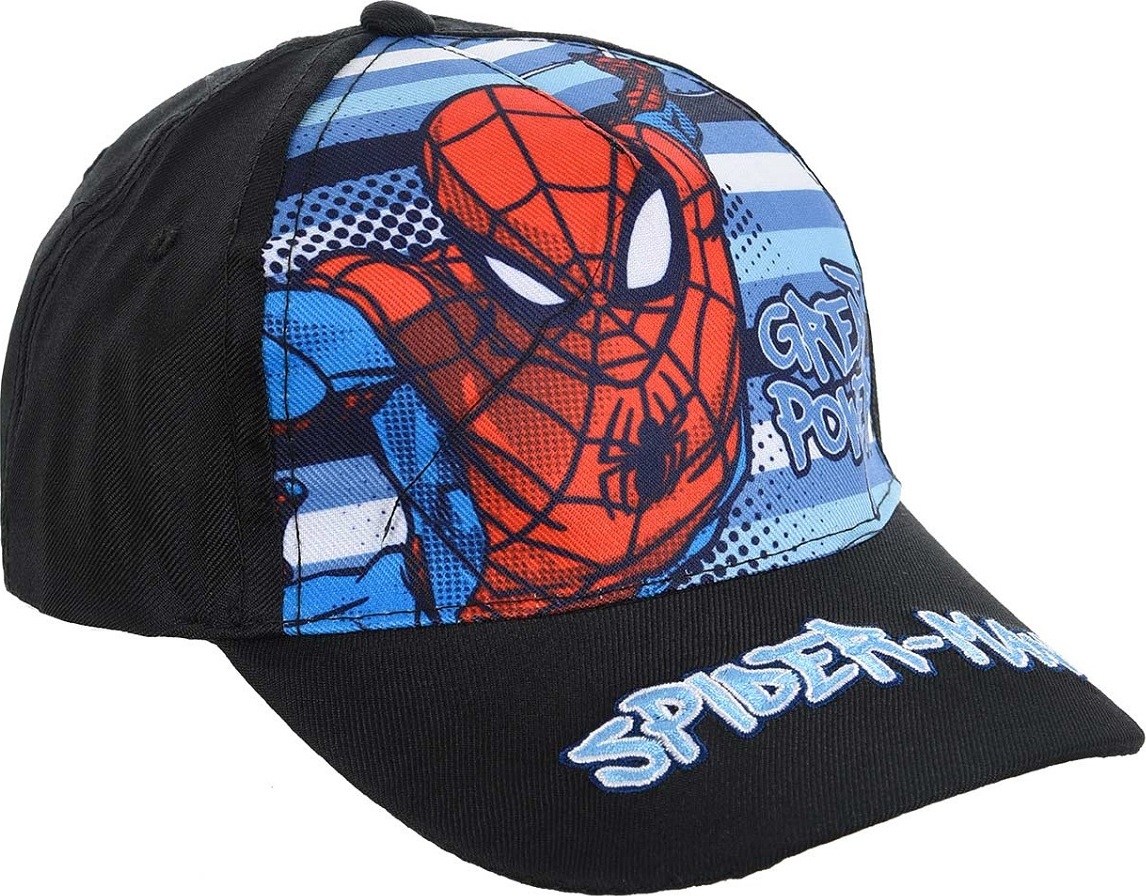 Čierna šiltovka Spider-Man Veľkosť: 52