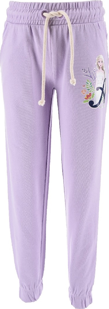 Fialové dievčenské tepláky Disney Frozen Veľkosť: 104
